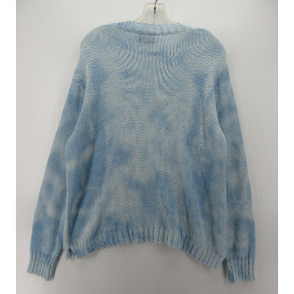 Wooden Ships Sweater Small Medium Pullover Tie Dye Open-Knit Cotton * - Picture 7 of 11